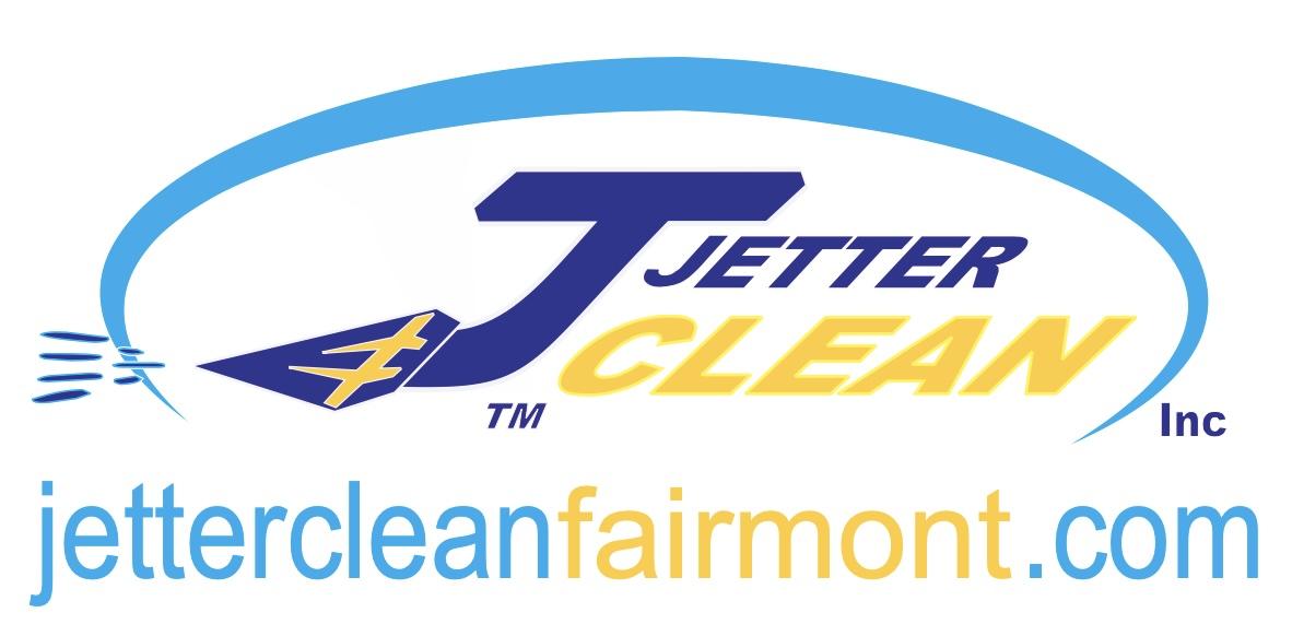 Jetter Clean in purple and yellow with a light blue water arc over it